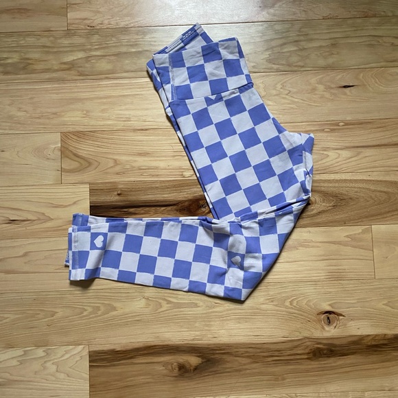 Adidas Checkered Tight-Fit Legging - Picture 2 of 2